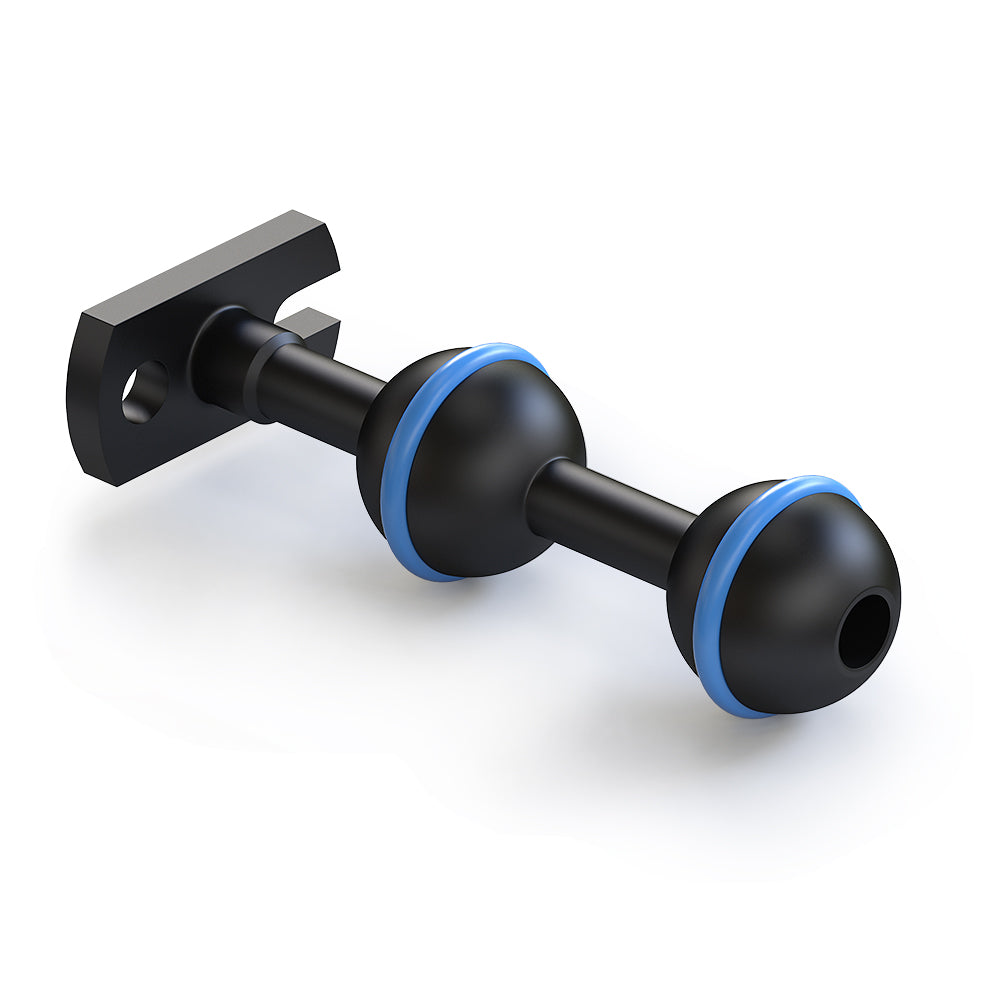 Sea frogs BH-6 3.5"Double ball Base Adaptor for Diving Photography Anti Corrosion Aluminum Alloy Underwater Diving