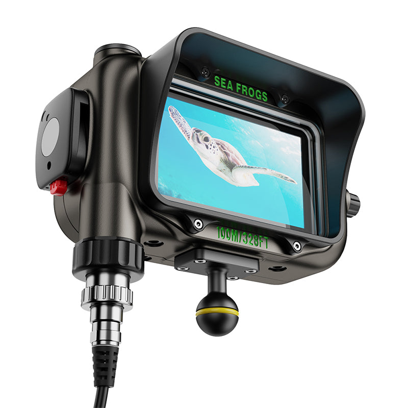 Sea Frogs SHIMBOL Aluminum Alloy M5 5.5" Professional Underwater Monitor Housing