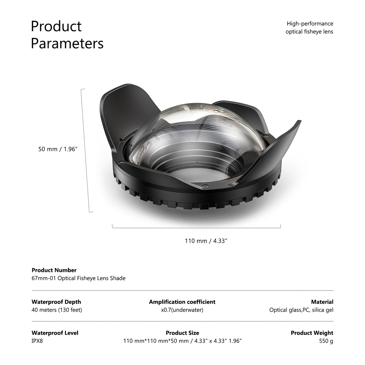 67MM Dome Port