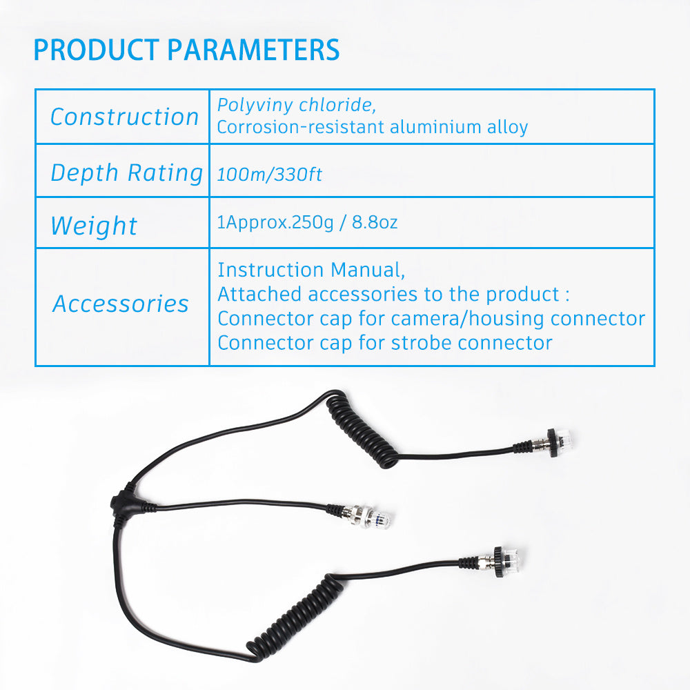 Dual 5-Pin Sync Cord