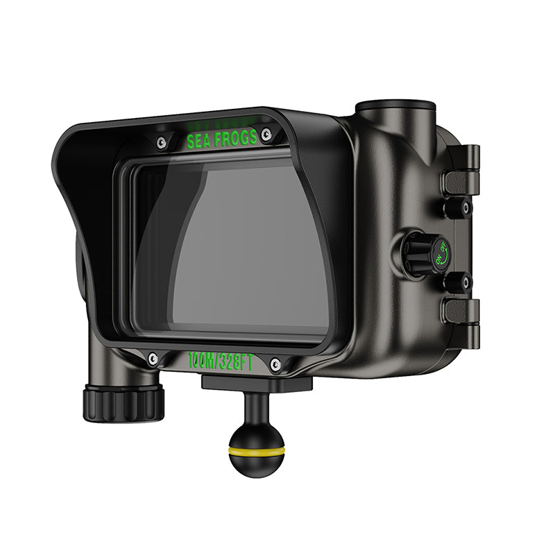 Sea Frogs SHIMBOL Aluminum Alloy M5 5.5" Professional Underwater Monitor Housing