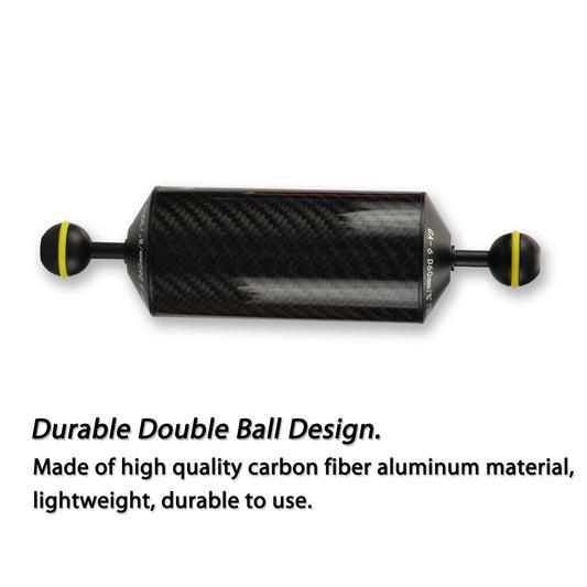 Seafrogs D60mm GA-5~11 Floating Arm for Diving Photography Camera Accessories Buoyancy Carbon Fiber Floating Arm with Dual Balls