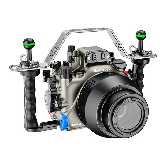 Sea frogs Aluminum Underwater Housing with Macro Port For Olympus OM-5 II